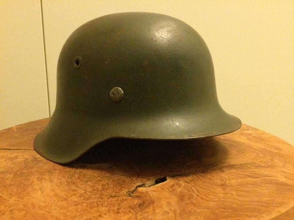 Duitse helm M42 WW2 Stahlhelm Origineel, Ophalen of Verzenden, Landmacht, Duitsland, Helm of Baret