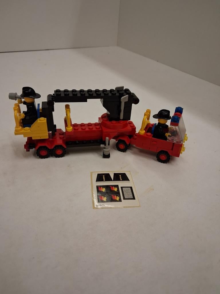 Lego 6690 brandweer trailer, Gebruikt, Lego, Ophalen of Verzenden, LEGOLAND