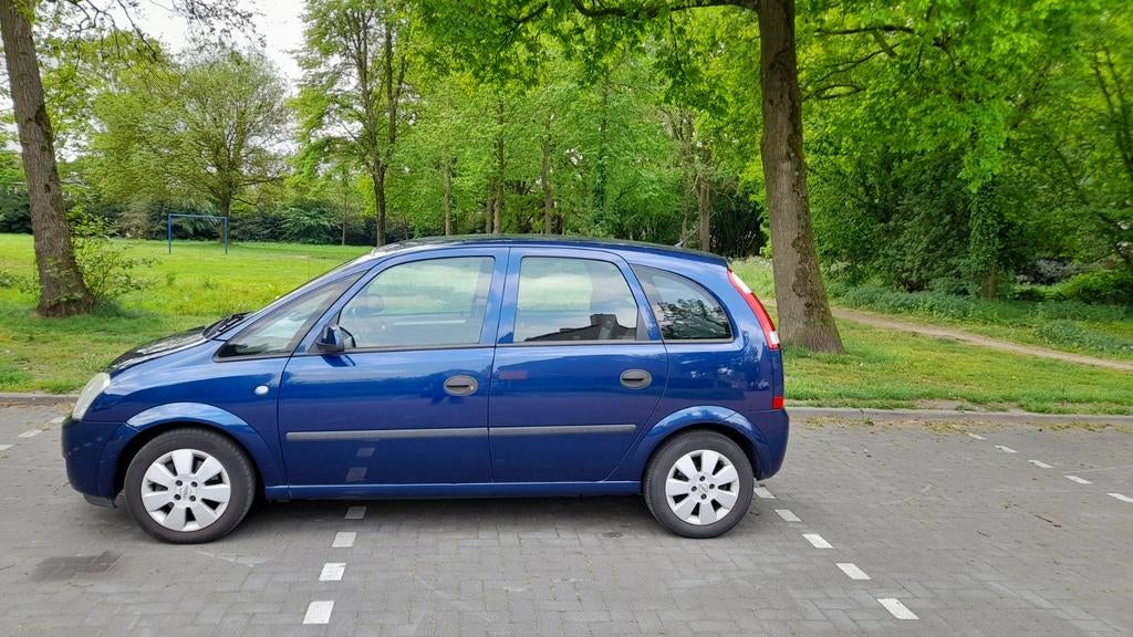 Opel Meriva 1.6 16V 2004 Blauw, Auto's, Voorwielaandrijving, Stof, 4 cilinders, Blauw