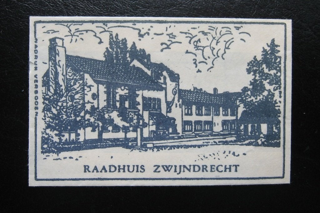 1915 Zwijndrecht - Raadhuis, Verzenden, Nederland