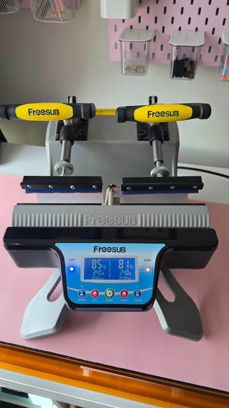 Freesub Dubbele Mokken Persmachine voor Sublimatie, Ophalen