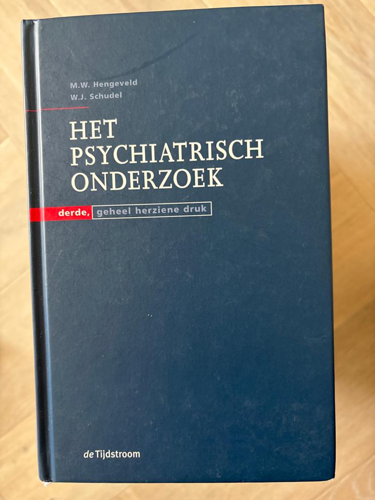 Het Psychiatrisch Onderzoek - 3e herziene druk, Ophalen of Verzenden, Gamma, Zo goed als nieuw, WO