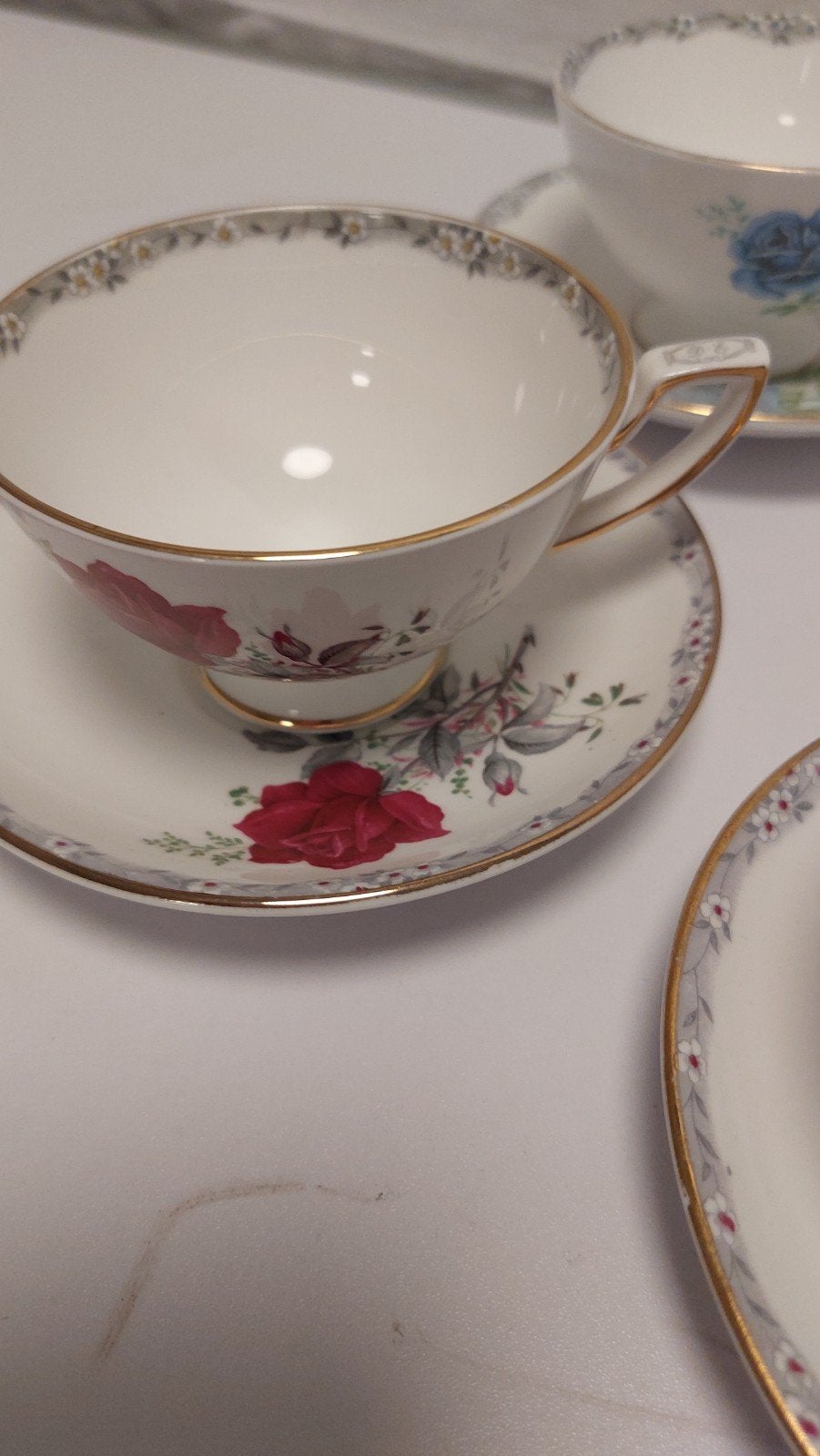 Royal York Bone China Engeland theekopjes met schotels, Ophalen