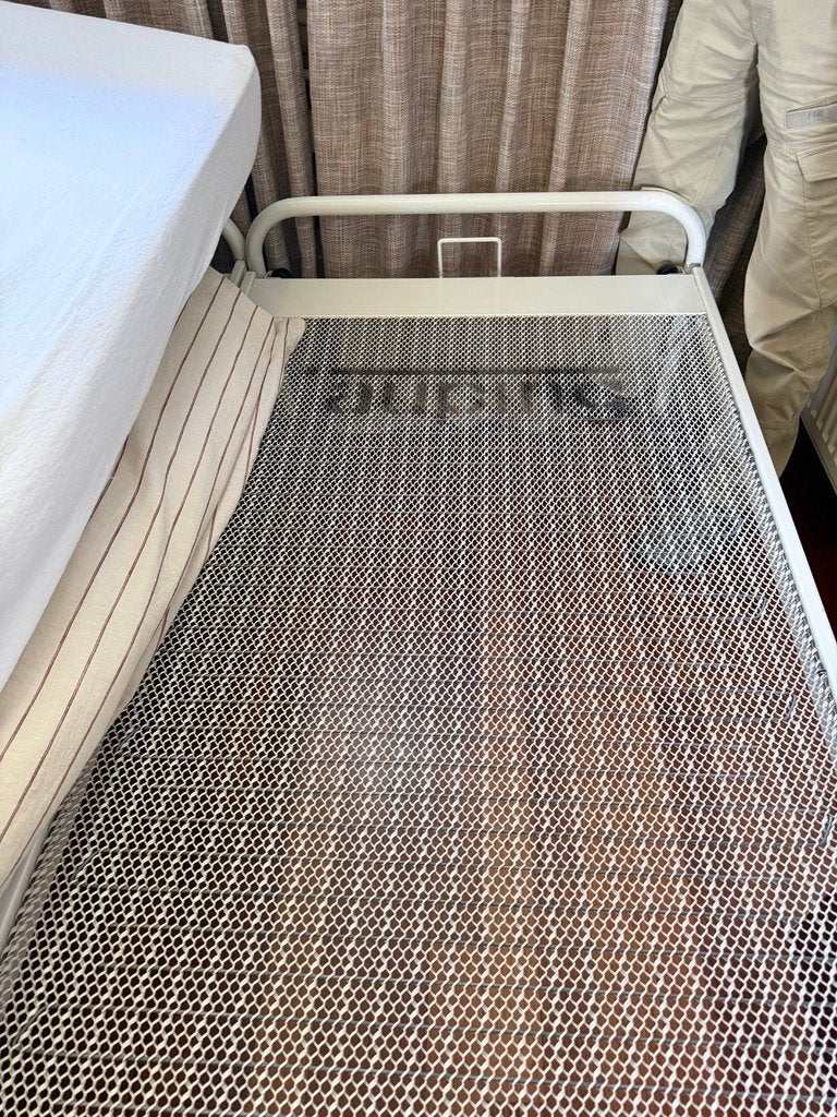 Uittrekbare set van 2 eenpersoons Auping bedden, Ophalen, Gebruikt, Tweepersoons, 190 cm of minder