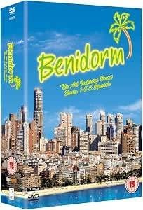 DVD BOX BENIDORM BRITSE COMEDY SERIE 1 TM 5 EN SPECIALS, Alle leeftijden, Verzenden, Zo goed als nieuw, Komedie