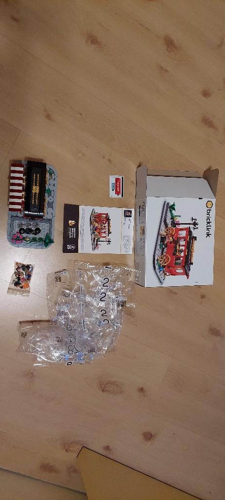 bricklinck  popcorn  wagen 910052, Compleet, Lego, Ophalen of Verzenden, Zo goed als nieuw