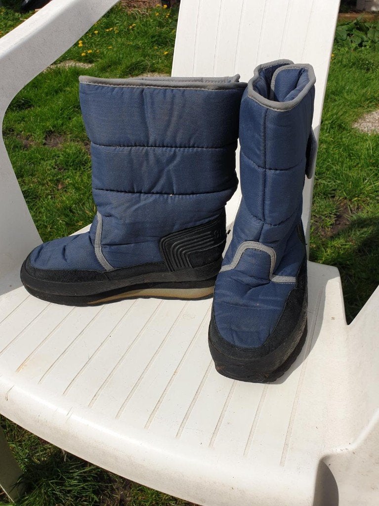Stoere blauwe snowboots. Mt 37. Merk Celtics, Blauw, ., Snowboots, Ophalen of Verzenden