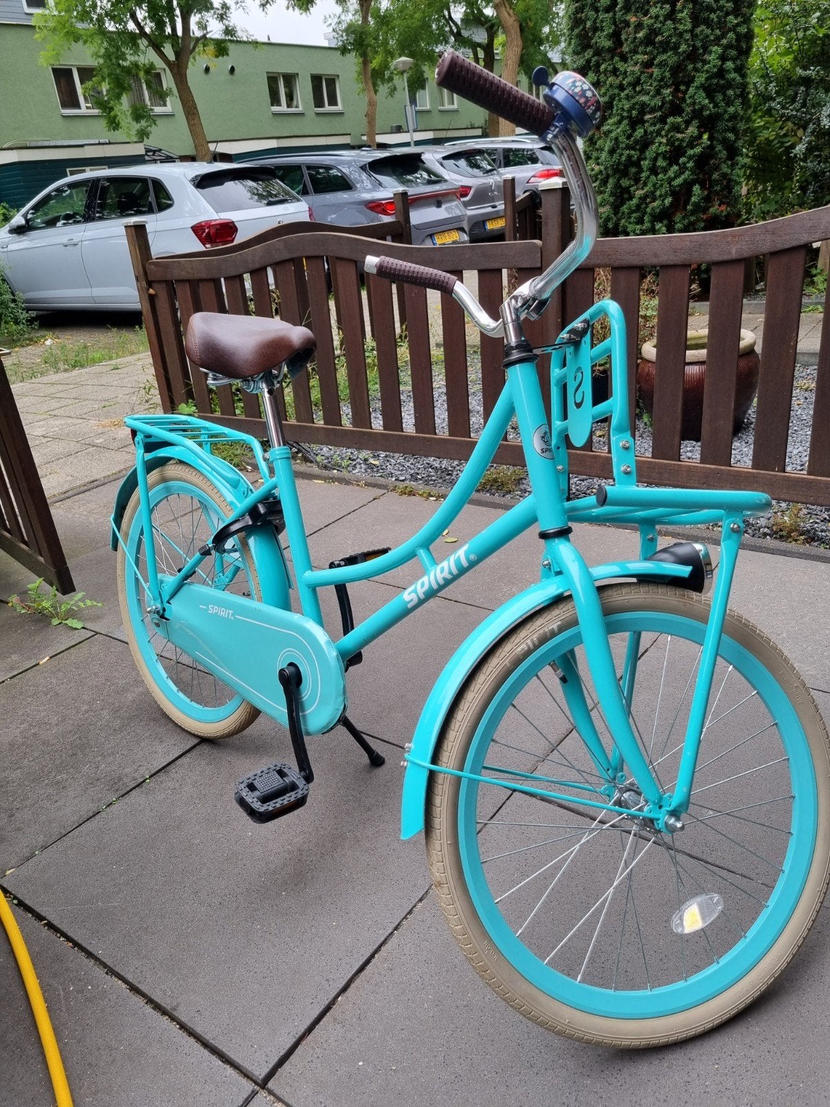22 inch meisjesfiets, Fietsen en Brommers, Ophalen, Terugtraprem, 22 inch, Gebruikt