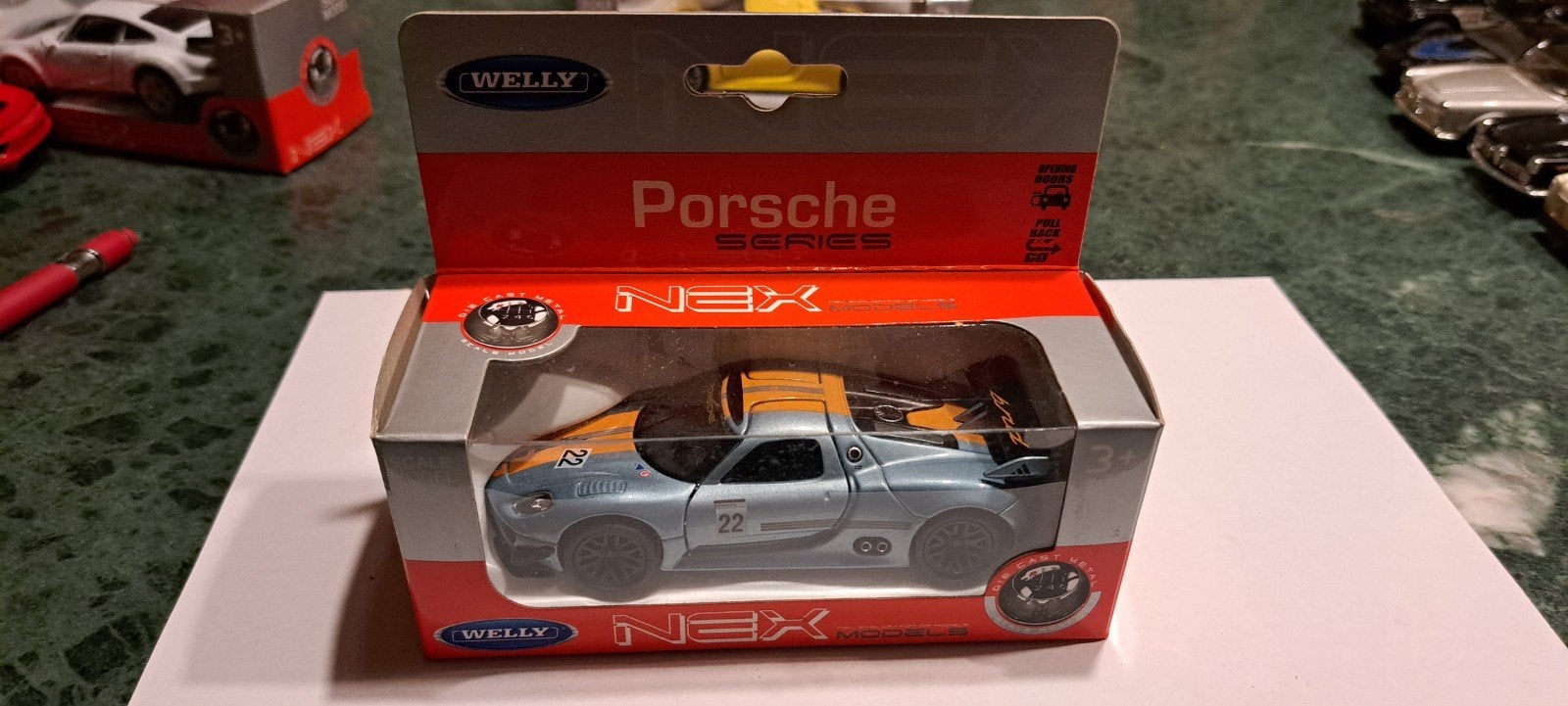 porsche 918 rsr 1:36!!, Ophalen of Verzenden, Auto, Overige merken