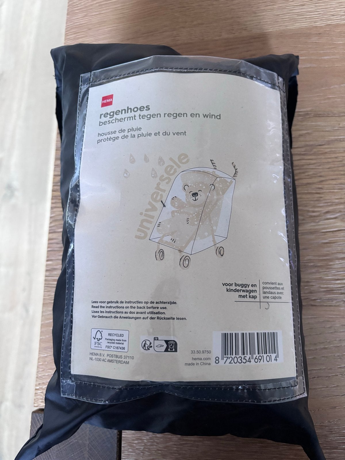 Universele HEMA regenhoes voor buggy en kinderwagen, Ophalen, Nieuw, Kinderwagen, Overige merken
