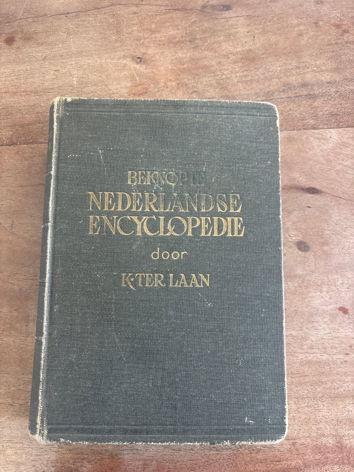 Beknopte Nederlandse Encyclopedie door K. ter Laan, Ophalen of Verzenden, Gelezen, Algemeen, Los deel