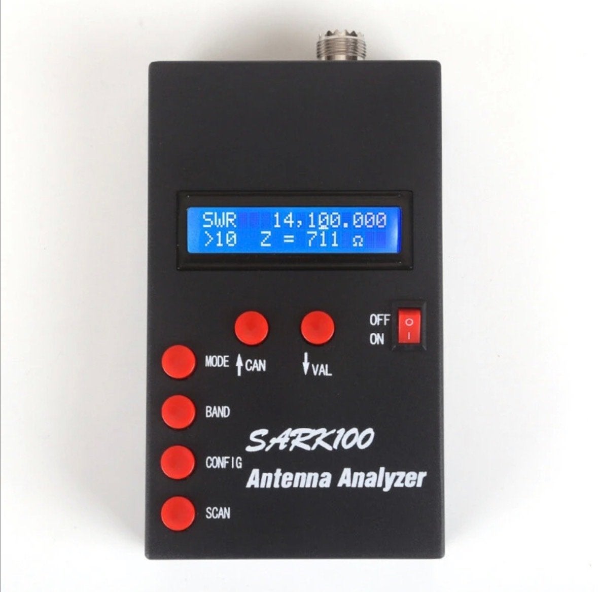 SARK100 Antenne Analyzer SWR Meter, Ophalen, Zo goed als nieuw, Toebehoren