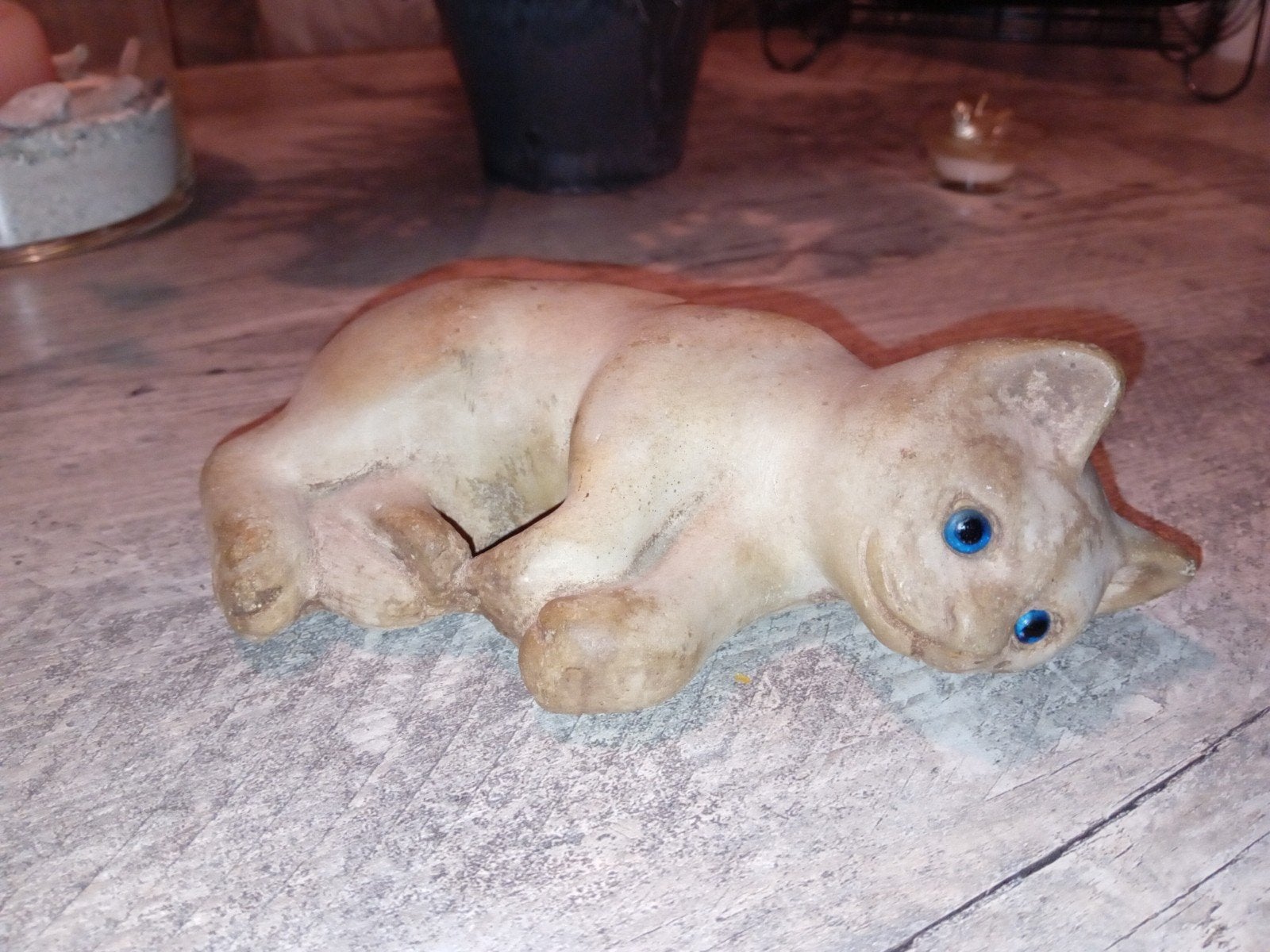 Vintage Kattenbeeldje - Made in England, Antiek en Kunst, Ophalen of Verzenden