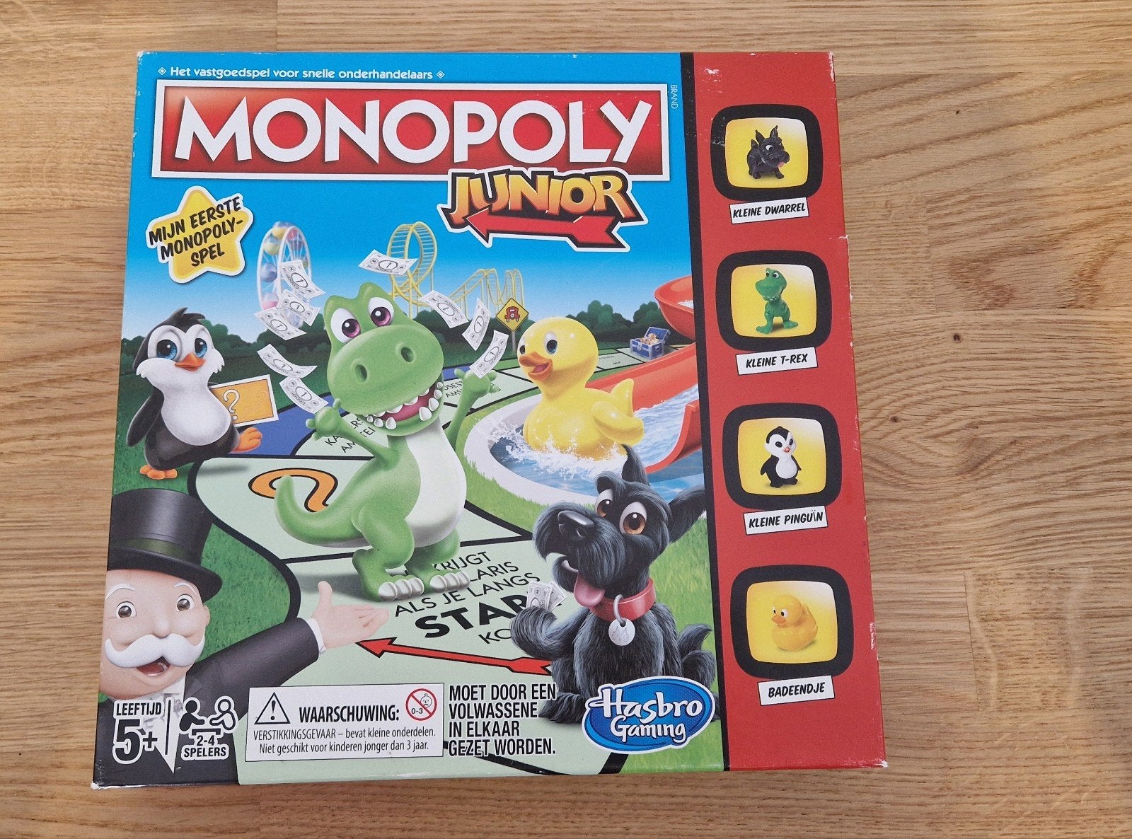 Monopoly Junior - Hasbro- Leuk familiespel, Hobby en Vrije tijd, Ophalen of Verzenden, Gebruikt