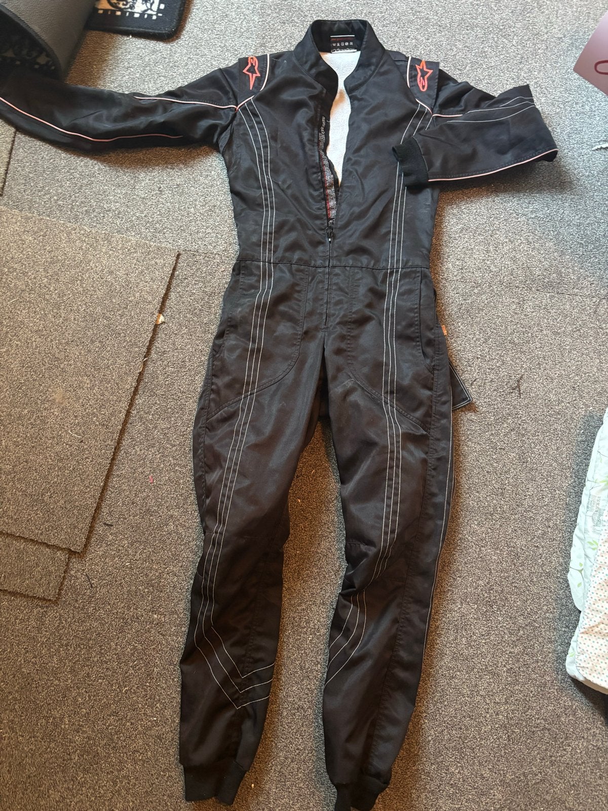 Alpinestars Karting Overall - Zwart met Oranje Details, Ophalen of Verzenden, Overige typen