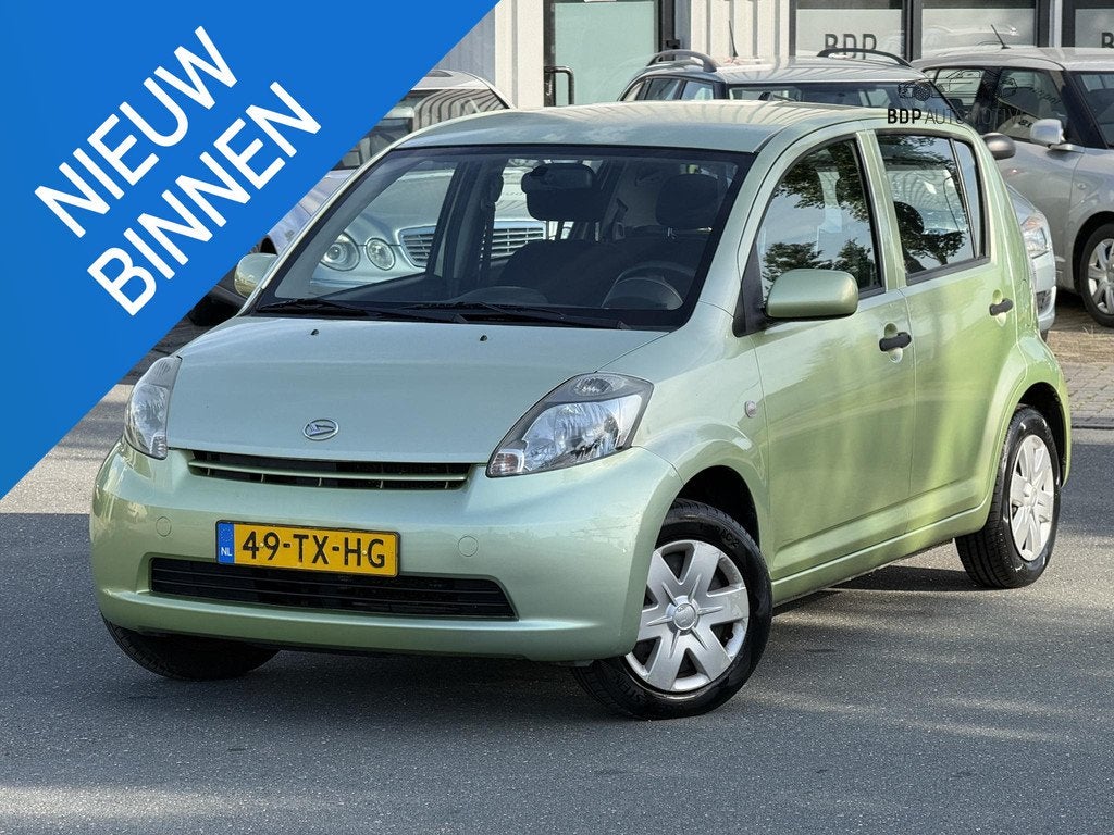 Daihatsu Sirion 2 1.3-16V Comfort Nieuwe apk bij aflevering, Auto's, Daihatsu, Bedrijf, Te koop, Sirion, ABS, Airbags, Alarm, Centrale vergrendeling