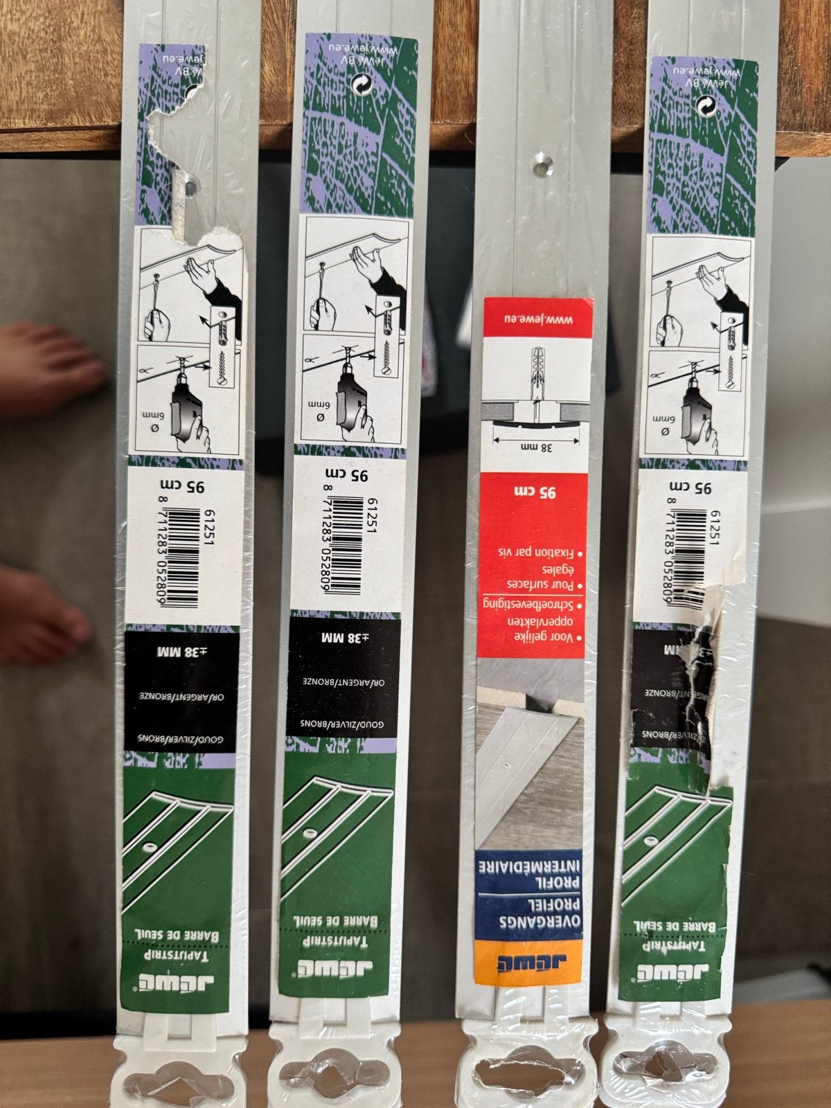 4x Drempelprofiel / Overgangsprofiel 95 cm - Nieuw, Overige materialen, Overige typen, Nieuw, Ophalen of Verzenden