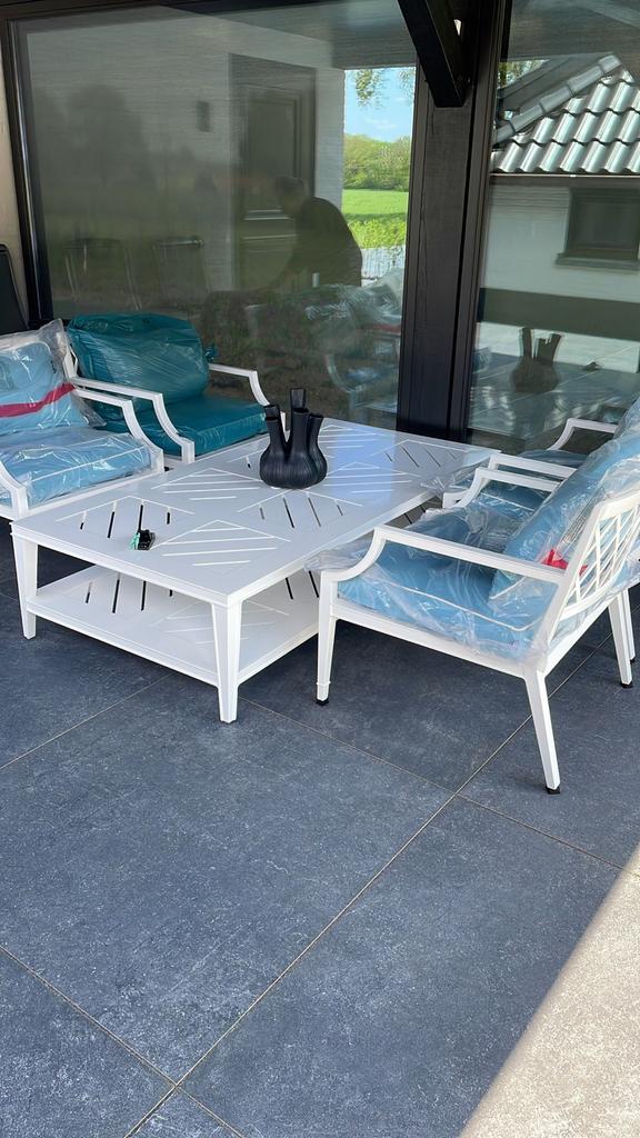 Zo goed als nieuwe Eichholtz Bella Vista tuinstoelen, Ophalen, Zo goed als nieuw, Metaal