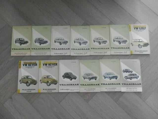 Vraagbaken diverse VW modellen o.a. Golf MK1, Auto diversen, Handleidingen en Instructieboekjes, Ophalen of Verzenden