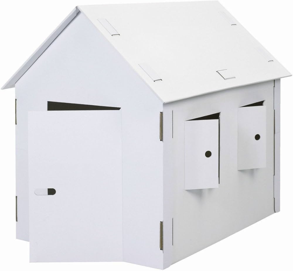 Speelhuis karton wit 120x60x110h zeer goede staat, Ophalen, Zo goed als nieuw