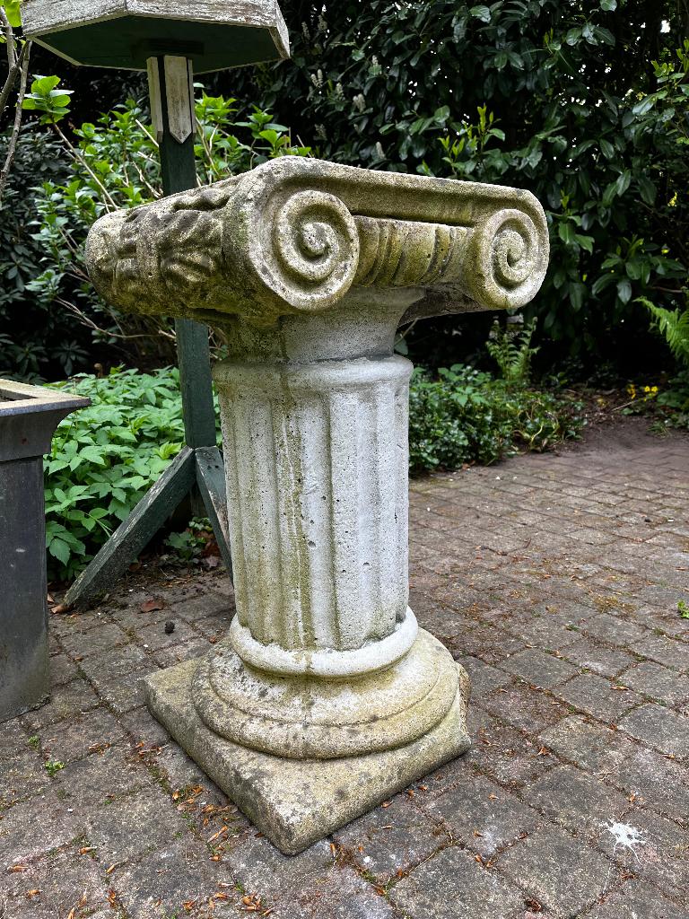 Decoratieve stenen Griekse zuil – tuinornament, Huis en Inrichting, Ophalen, Gebruikt