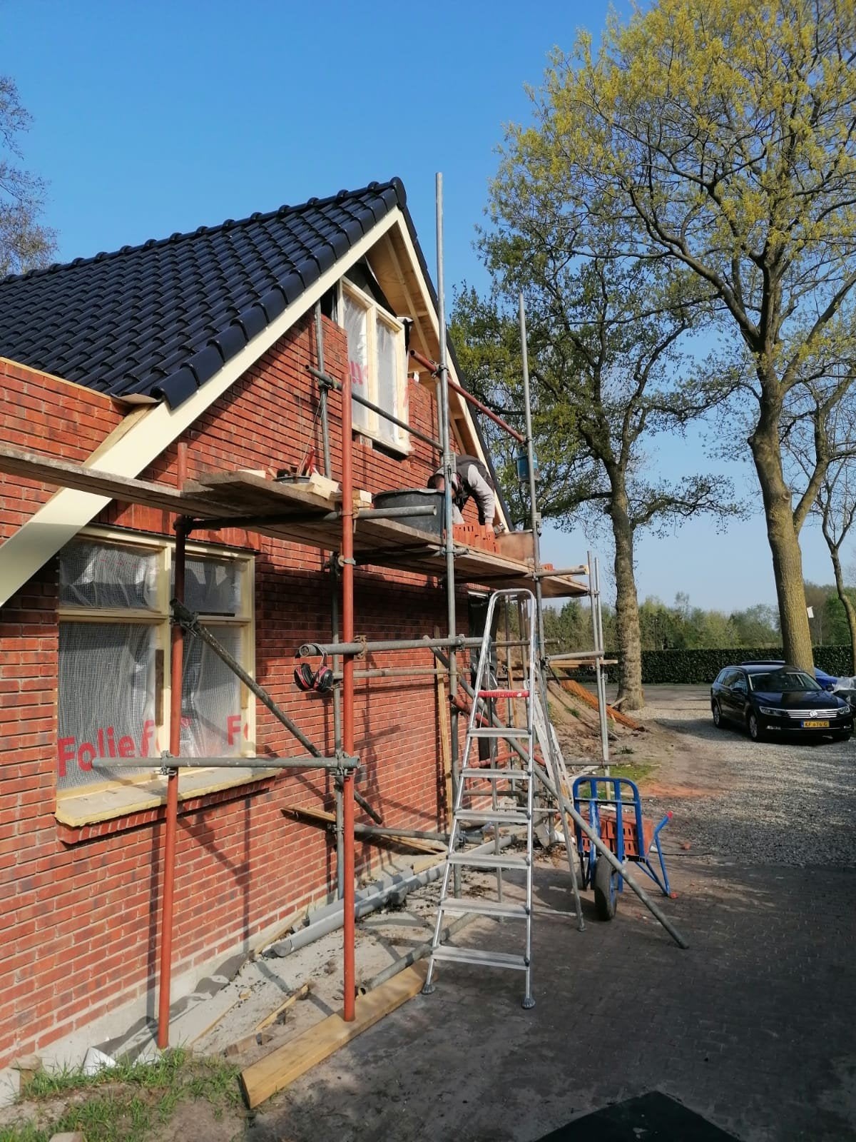 Steiger voor bouw of renovatie - Diverse hoogtes, Doe-het-zelf en Verbouw, Ophalen, 2 tot 5 meter