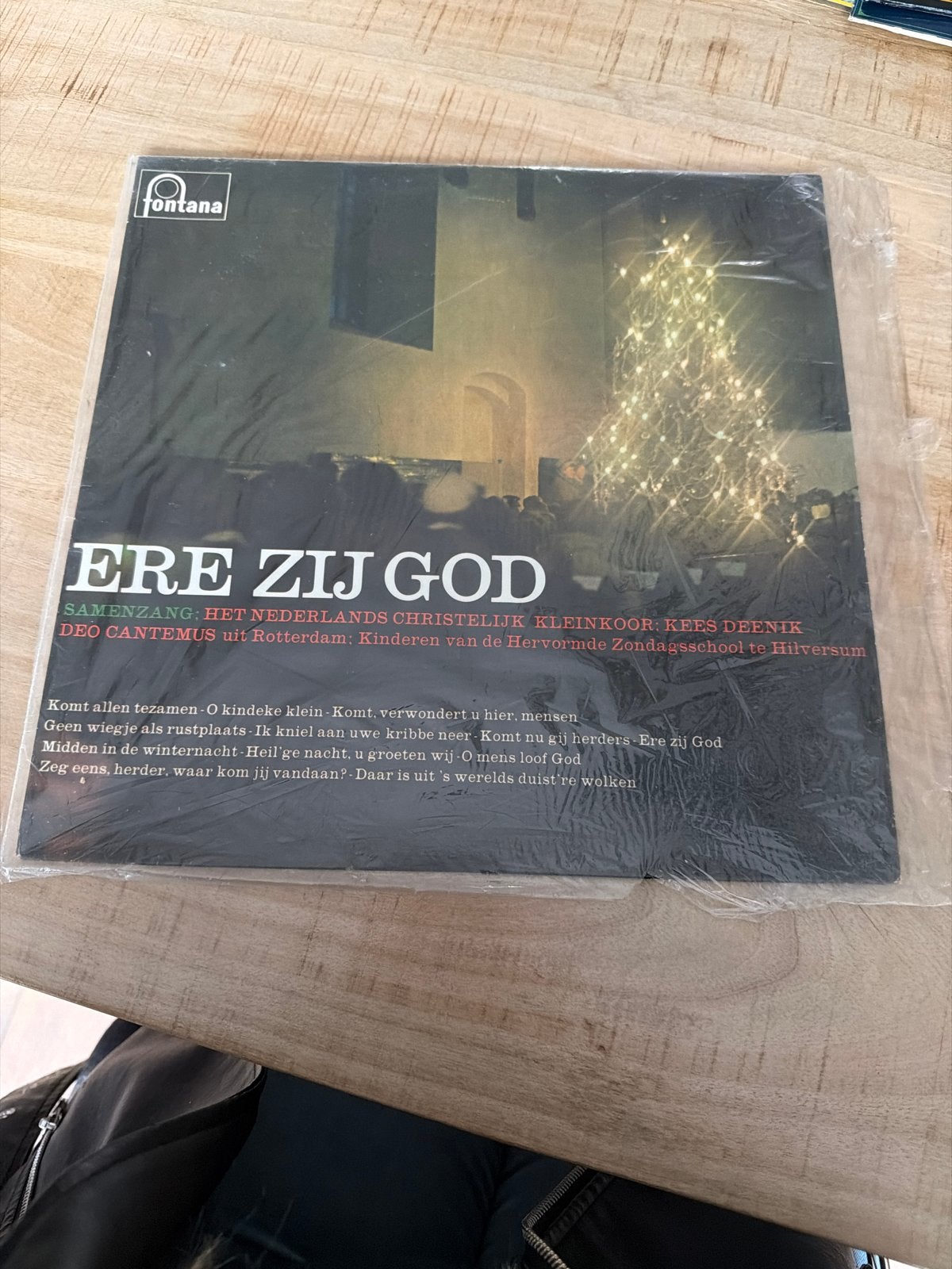 LP Ere Zij God - Kerstliederen - Fontana, Cd's en Dvd's, Ophalen, LP, Overige genres, Geseald