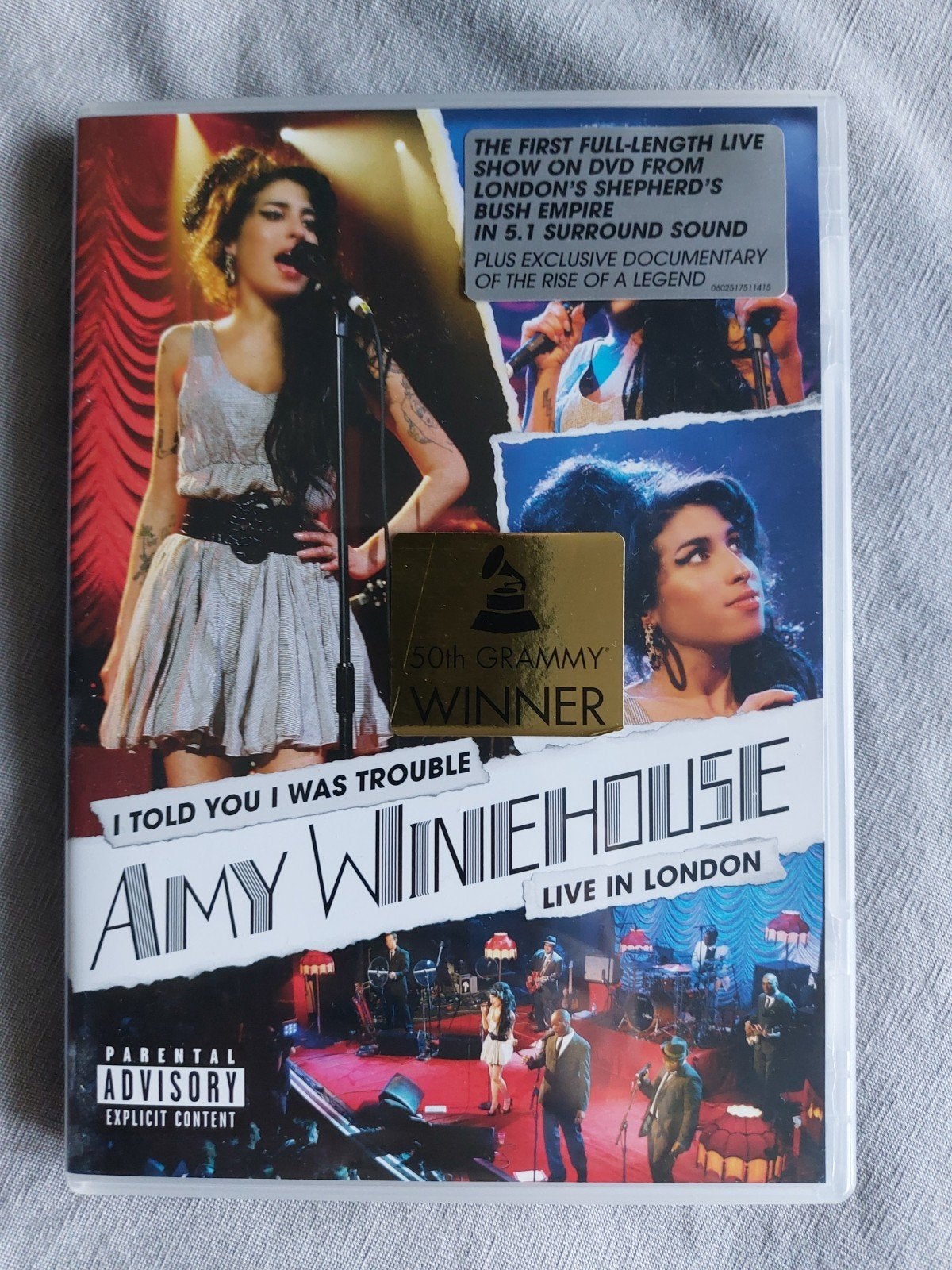 Amy Winehouse - I Told You I Was Trouble Live in London DVD, Engels, Vanaf 16 jaar, Nederlands, Inclusief doosje
