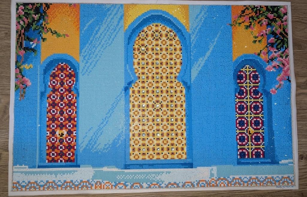 Gemaakt Diamond Painting, Hobby en Vrije tijd, Knutselen, Ophalen of Verzenden, Nieuw, Fantasie, Diamond painting