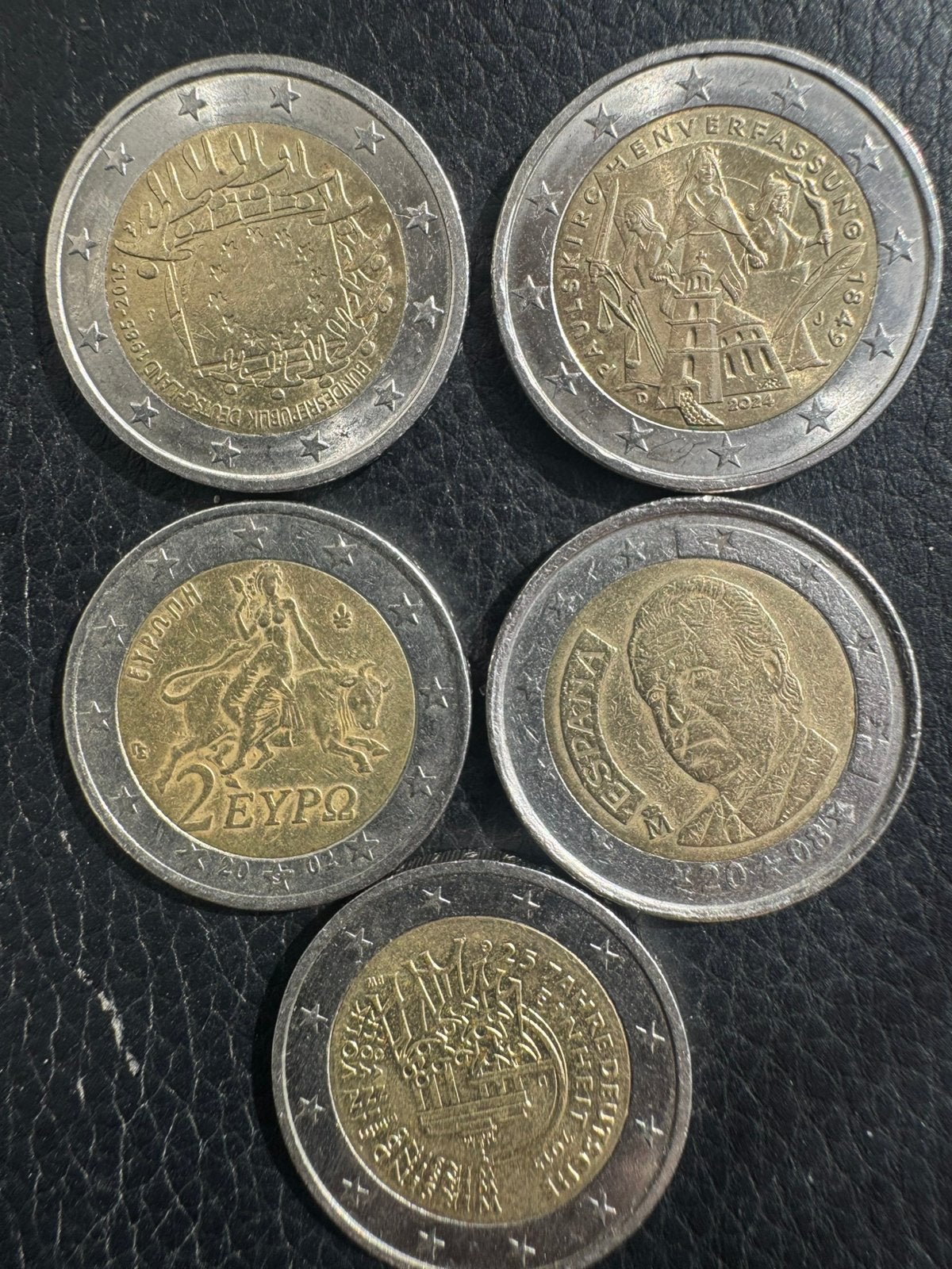 Euro munten, Ophalen, Frankrijk, 2 euro