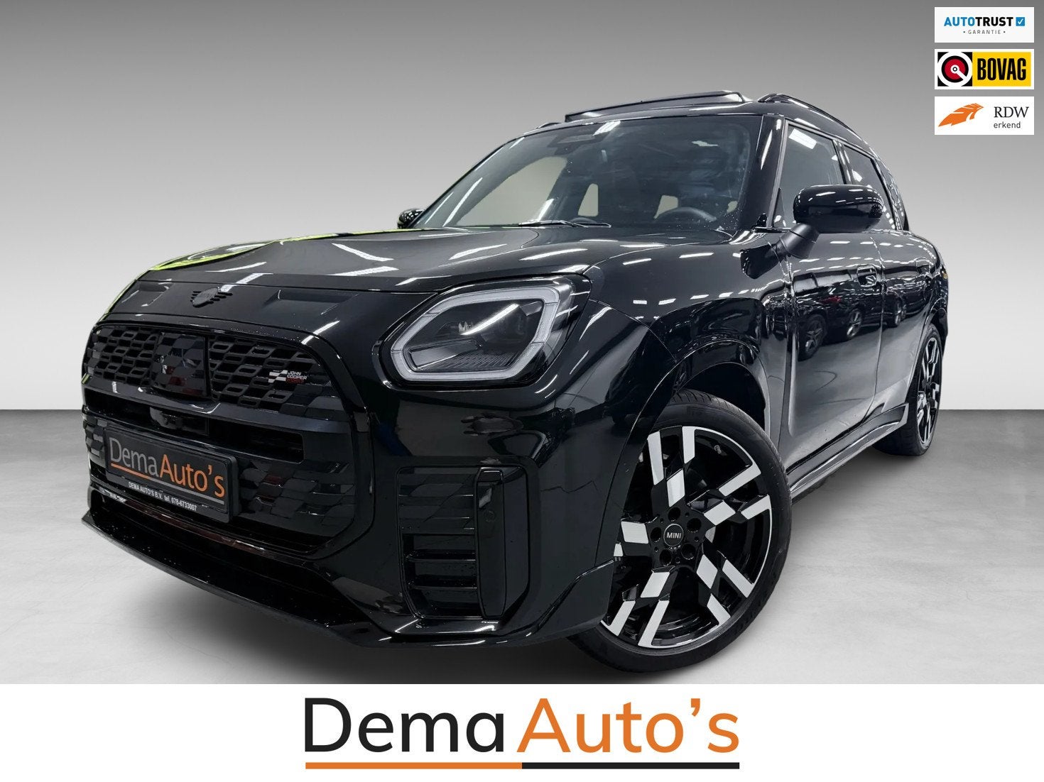 Mini Countryman 1.5 C John Cooper Works XL NW-PRIJS 67DEURO/, Auto's, Mini, Gebruikt, Zwart, Automatische klimaatregeling, Zwart