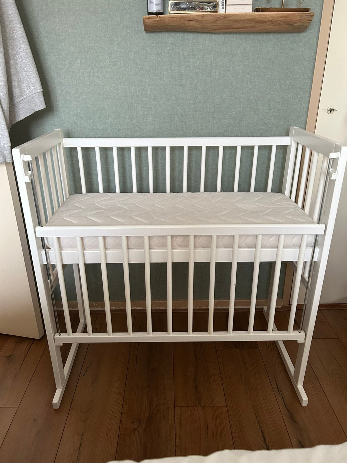 Petit amelie Co-sleeper 90x40cm inclusief matras, Ophalen, Gebruikt, Wieg