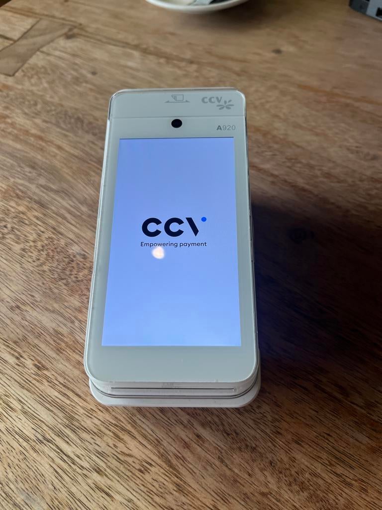 CCV A920 pinapparaat met oplader en stoothoes, Ophalen of Verzenden