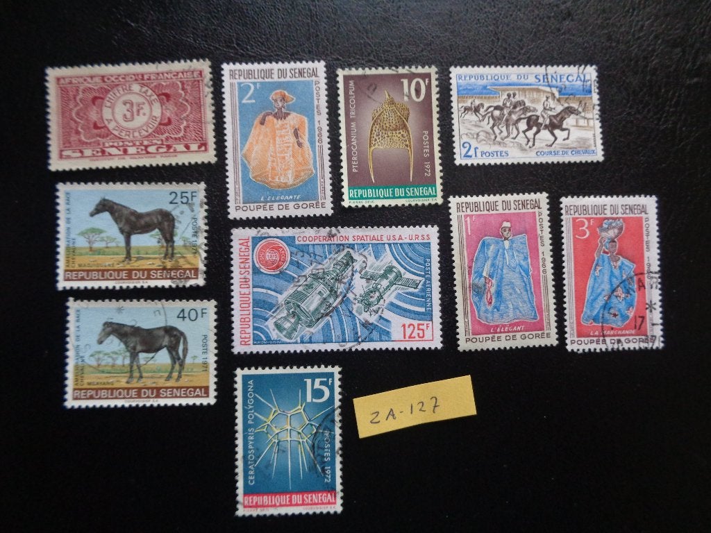 senegal - diverse (za-127), Ophalen of Verzenden, Overige landen, Gestempeld