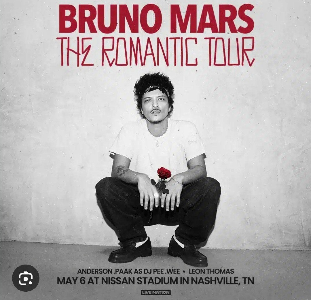 2 VIP Tickets Bruno Mars 5 july, Twee personen