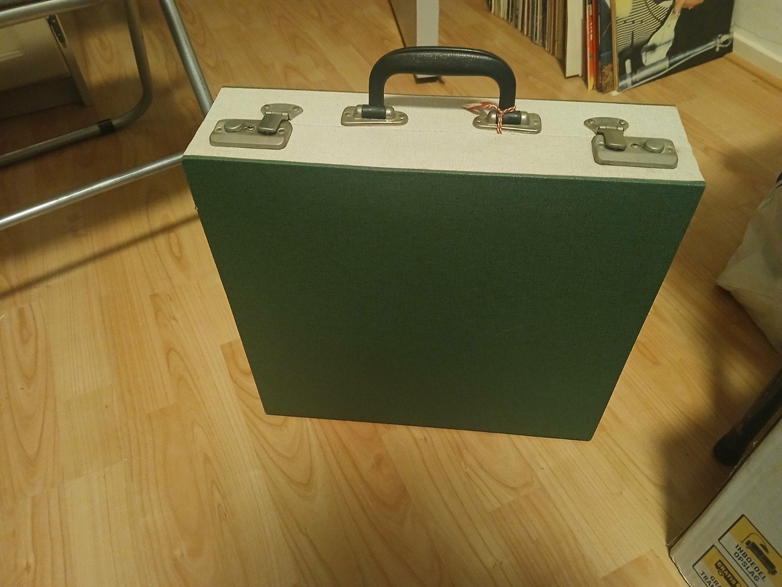 4 platenkoffers 3 voor LP's en 1 voor singles, Ophalen of Verzenden, Zo goed als nieuw, 12 inch, LP