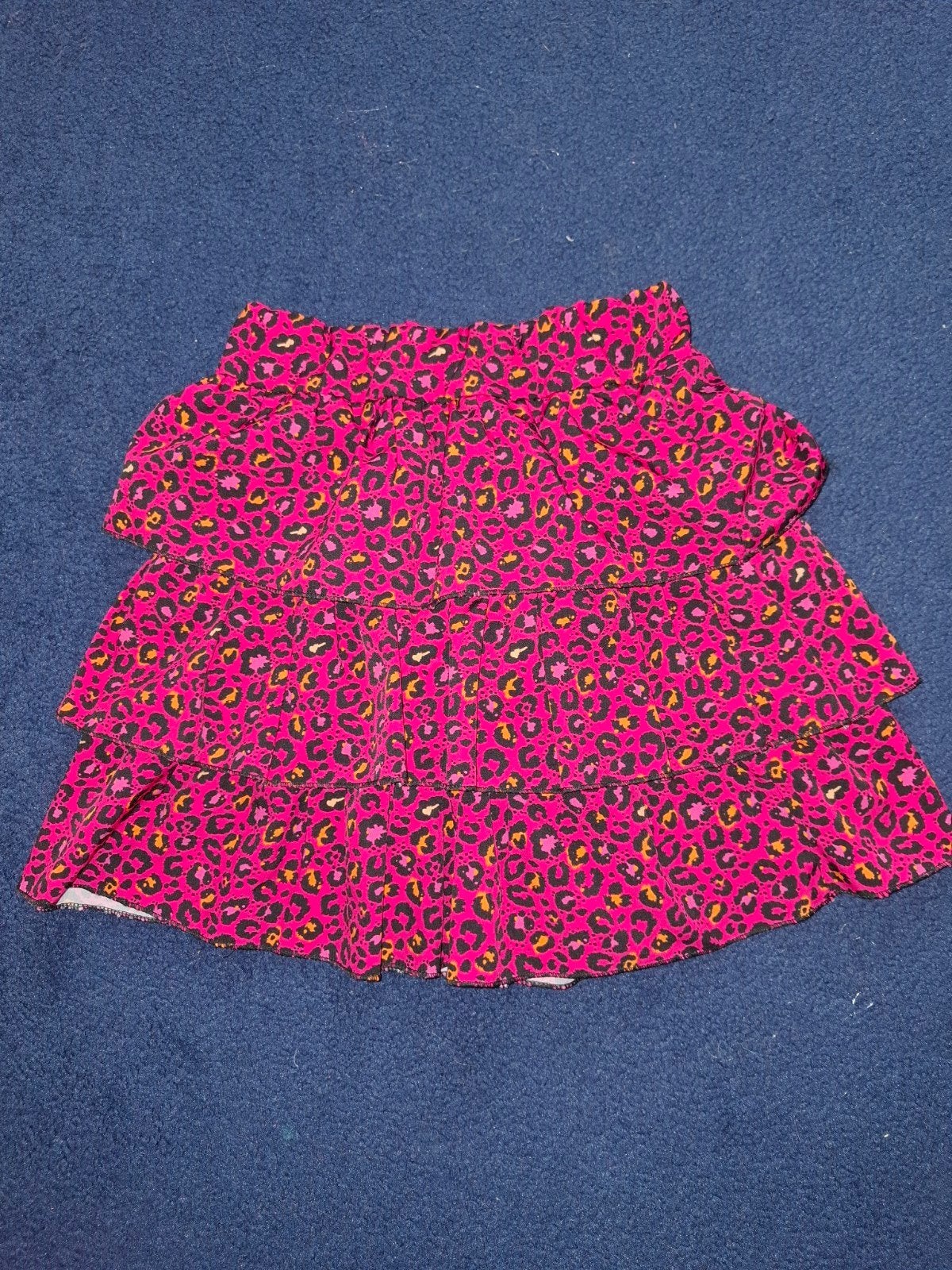Roze luipaardprint rokje - Maat 122-128, Ophalen of Verzenden, Gebruikt, Meisje, Jurk of Rok