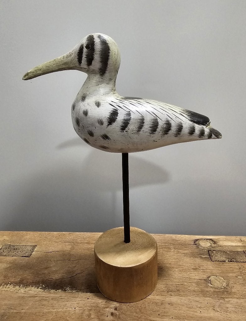LEUKE BROCANTE HOUTEN VOGEL, Antiek en Kunst, Houtsnijwerk, Ophalen of Verzenden, 20 - 50 cm, Hout