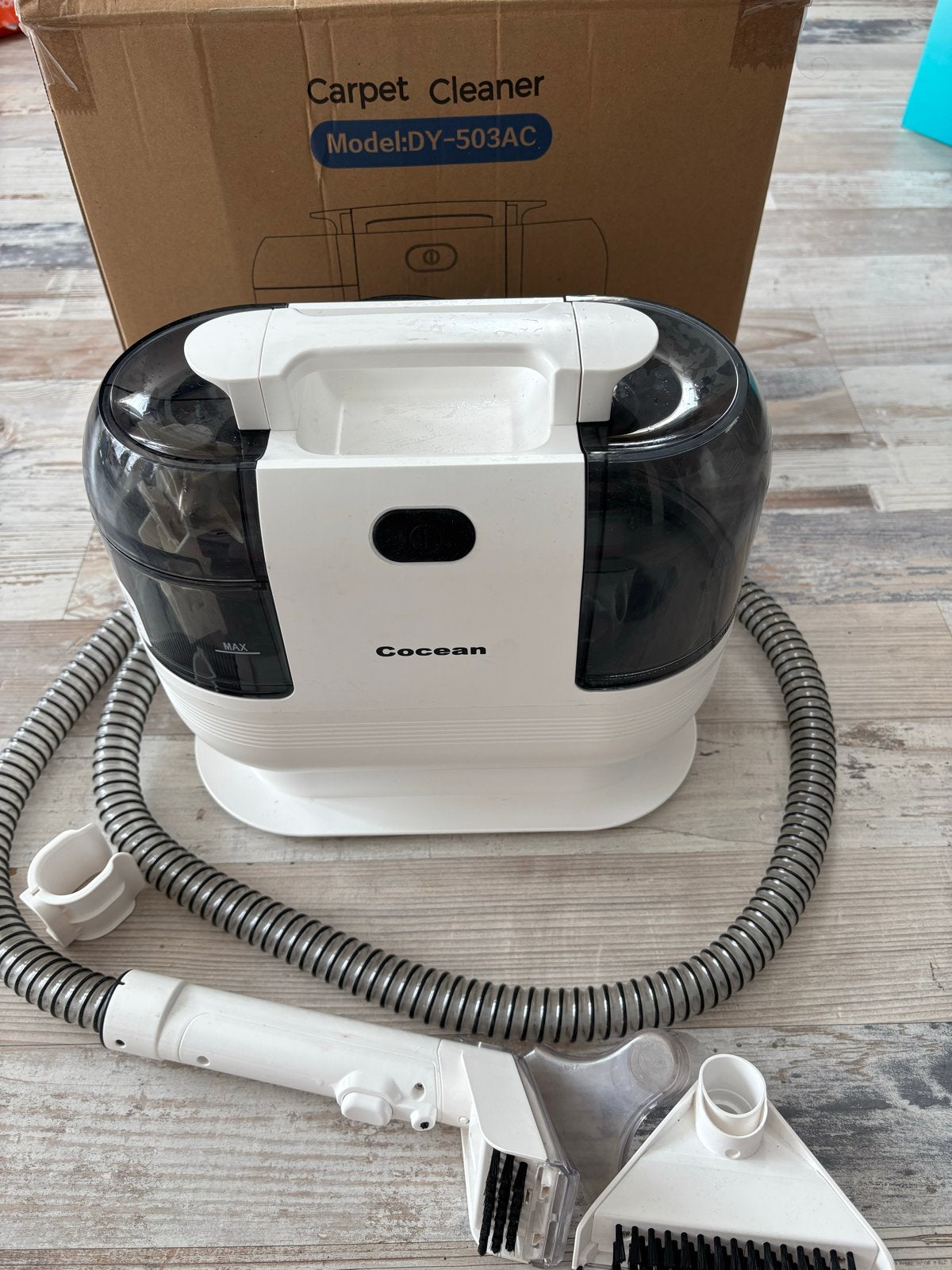 COCEAN DY-503AC Tapijt- en Bekledingreiniger - Zo goed als n, Geschikt voor tapijt, Overige merken, Ophalen of Verzenden, Zo goed als nieuw