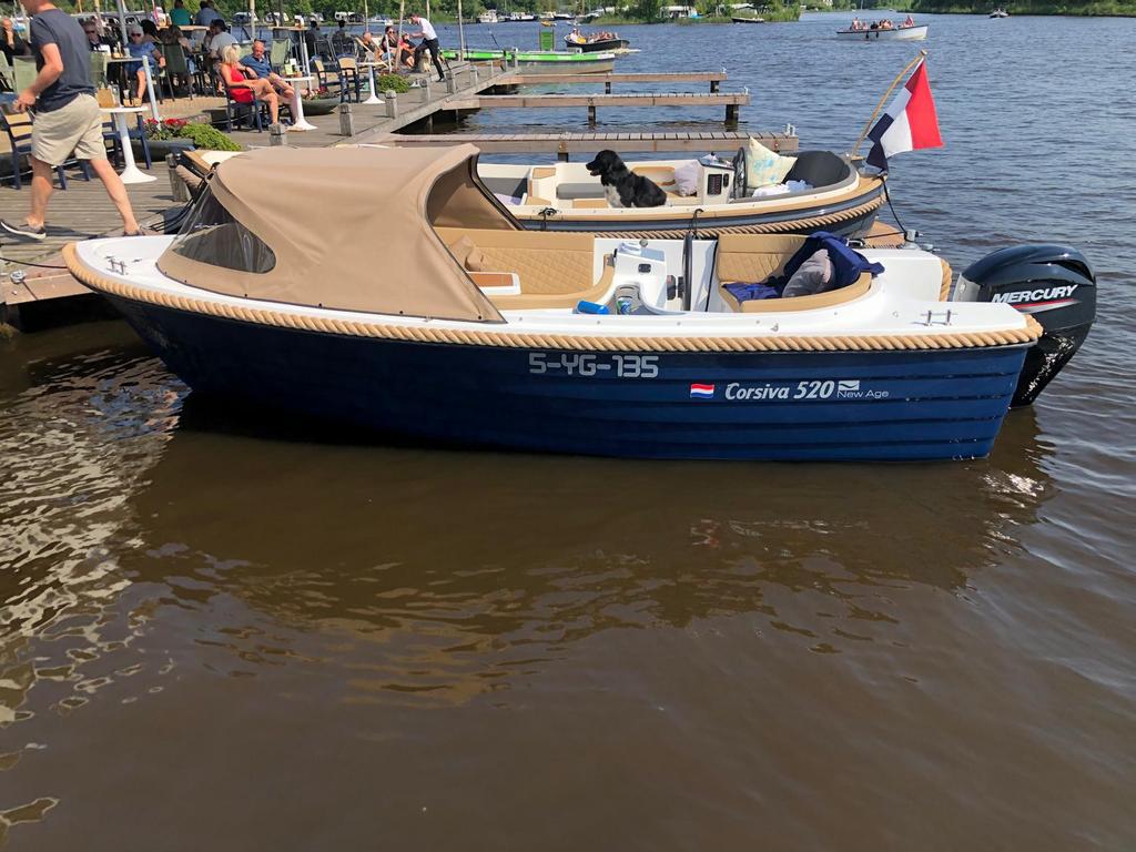 Corsiva 520 Newage Mercury F40, Watersport en Boten, Ophalen, Zo goed als nieuw, 30 tot 50 pk, Snelvarend