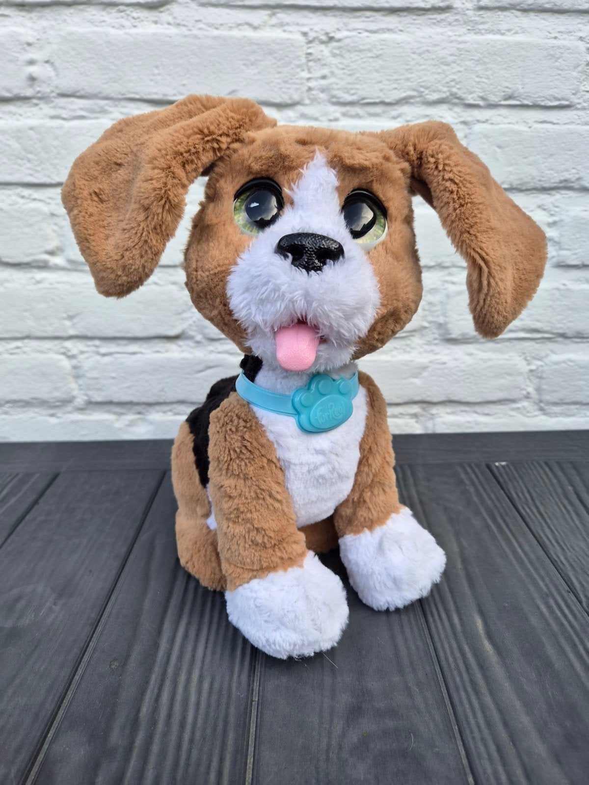 FurReal Friends Beagle Knuffel Interactief Hondje, Gebruikt, Overige merken, Middelgroot (20 tot 80 cm), Bruin