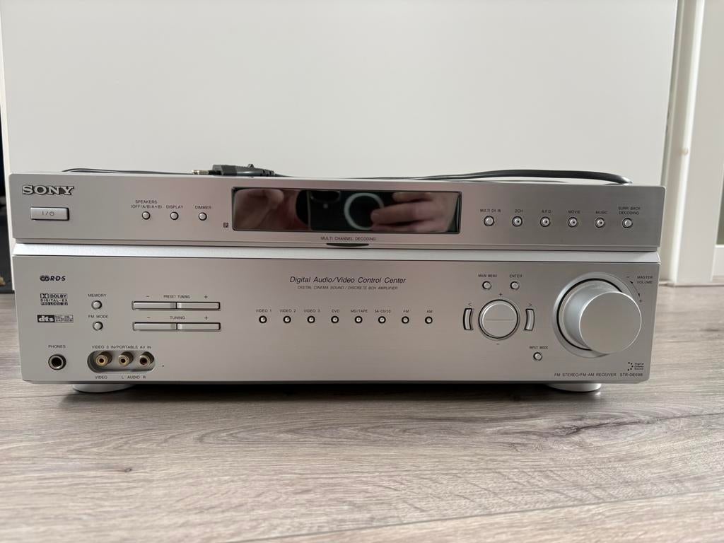 Sony Versterker STR-DE598, Ophalen of Verzenden, Zo goed als nieuw, 120 watt of meer, Sony