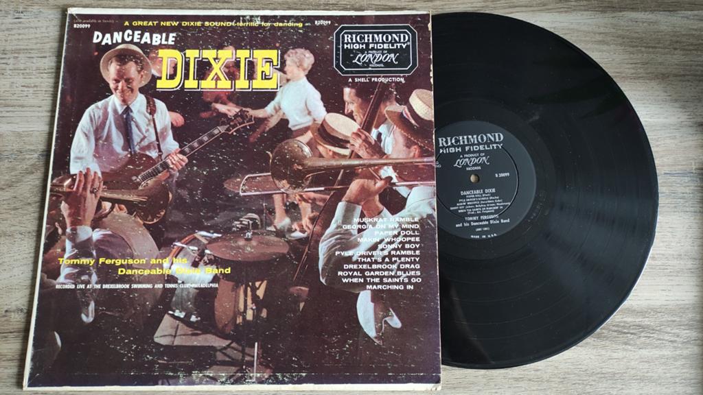 Dixie Timmy Ferguson and his danceable Dixie band lp, Ophalen of Verzenden, Zo goed als nieuw, 12 inch