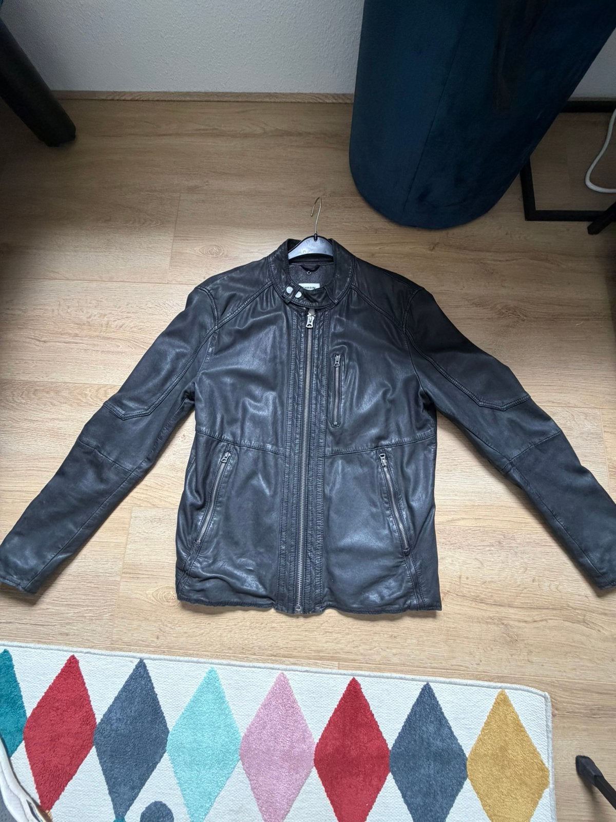 Chasin' Leren Herenjas / Stoer Leren Jack - Maat L -, Kleding | Heren, Jassen | Zomer, Ophalen of Verzenden, Zo goed als nieuw