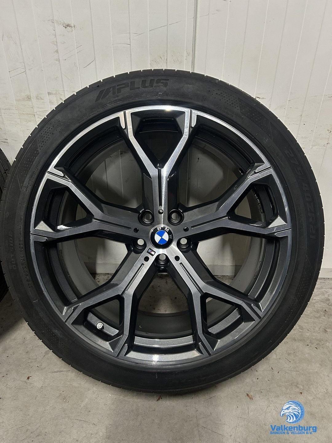 7-8mm! Originele BMW X5 X6 G05 G06 Style 741M 21 inch zwarte, Auto-onderdelen, Banden en Velgen, Gebruikt, -, 275 mm, -