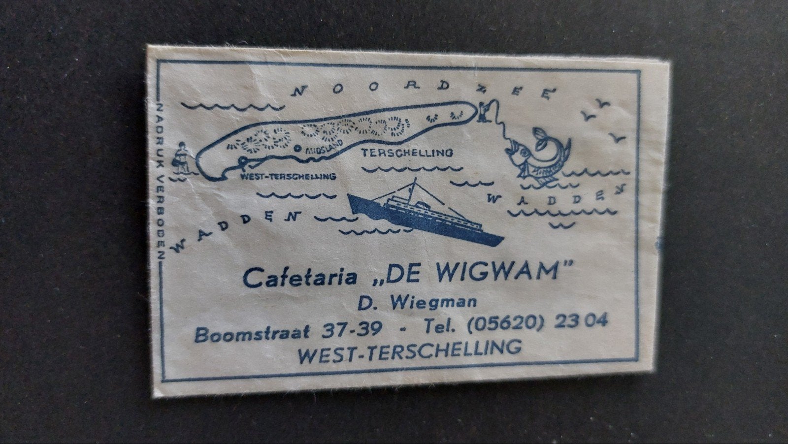 West-Terschelling, Cafétaria "De Wigwam", Verzenden, Nederland