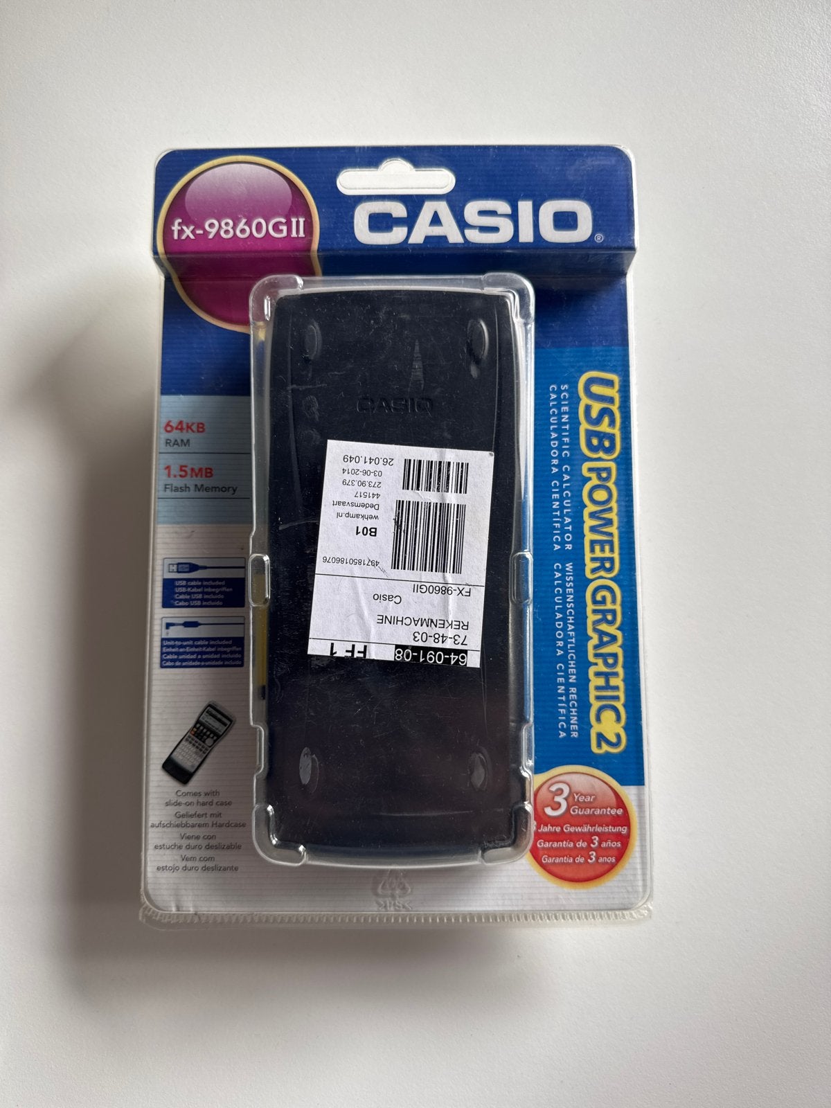 Casio fx-9860G2, Diversen, Ophalen of Verzenden, Grafische rekenmachine, Zo goed als nieuw