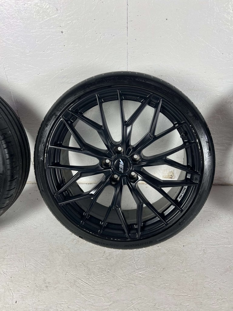 Tesla model S velgen 21" 5x120 zomerbanden Pirelli bmw set, Auto-onderdelen, Banden en Velgen, Niet ingevuld, Banden en Velgen