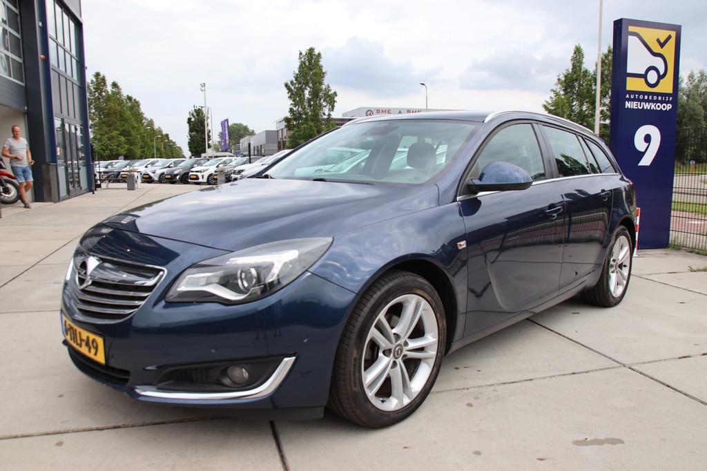 Opel Insignia Sports Tourer 1.4 T EcoFLEX Edition Navi-Camer, Auto's, Gebruikt, Euro 6, 4 cilinders, Blauw