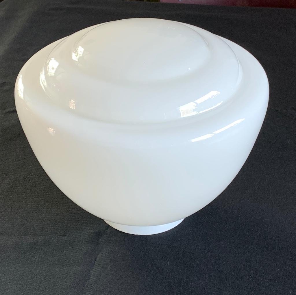 Gispen opaline lampenkap (LET OP ALLEEN DE KAP), Ophalen, Zo goed als nieuw, Rond, Minder dan 25 cm